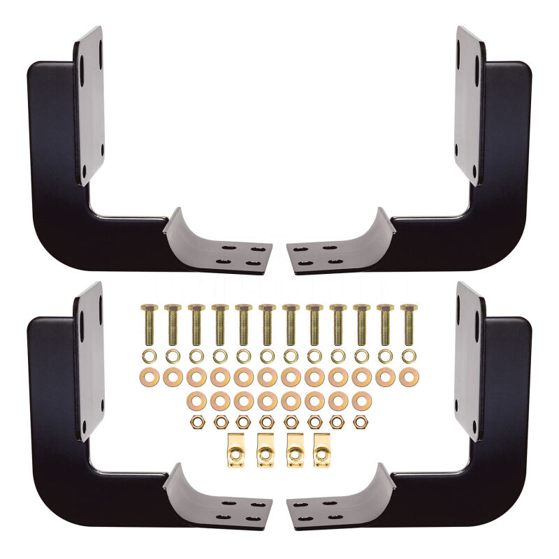 Westin 99-16 Ford F-250/350/450/550HD Reg/Supr Cab/Crew Premier Oval Nerf Step Bar Mount Kit - Blk