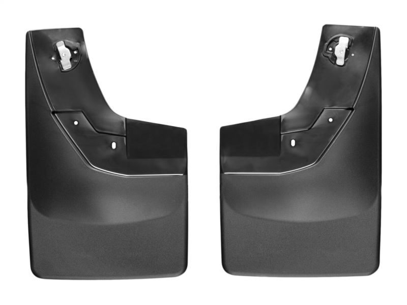 WeatherTech 14+ Chevrolet Silverado No Drill Mudflaps - Black thumbnail 3