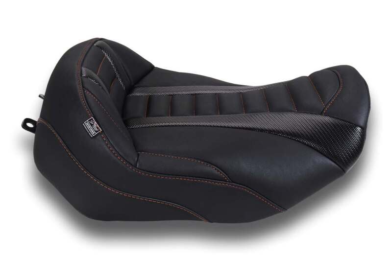 Mustang 23-26 Harley CVO Road Glide, Street Glide, Deluxe T Solo Blk w/American Beauty Thread