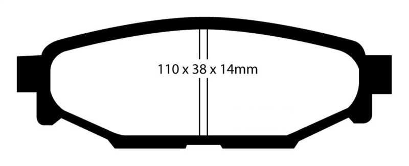EBC S5 Brake Pad and Rotor Kit (1x ebcGD7410, 1x ebcDP41584R) thumbnail 3
