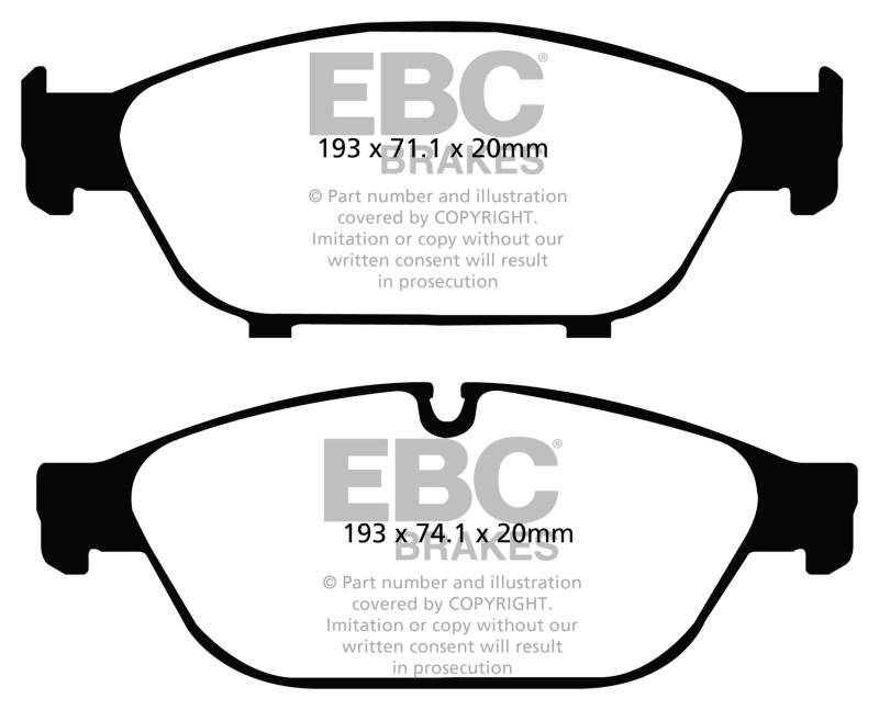 EBC S9 Brake Pad and Rotor Kit (1x ebcUSR1845, 1x ebcDP42086R) thumbnail 5