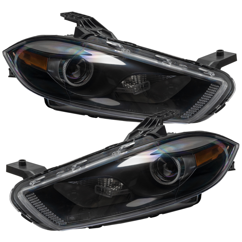 Oracle 13-16 Dodge Dart SMD HL - Black - Halogen - ColorSHIFT w/o Controller thumbnail 4