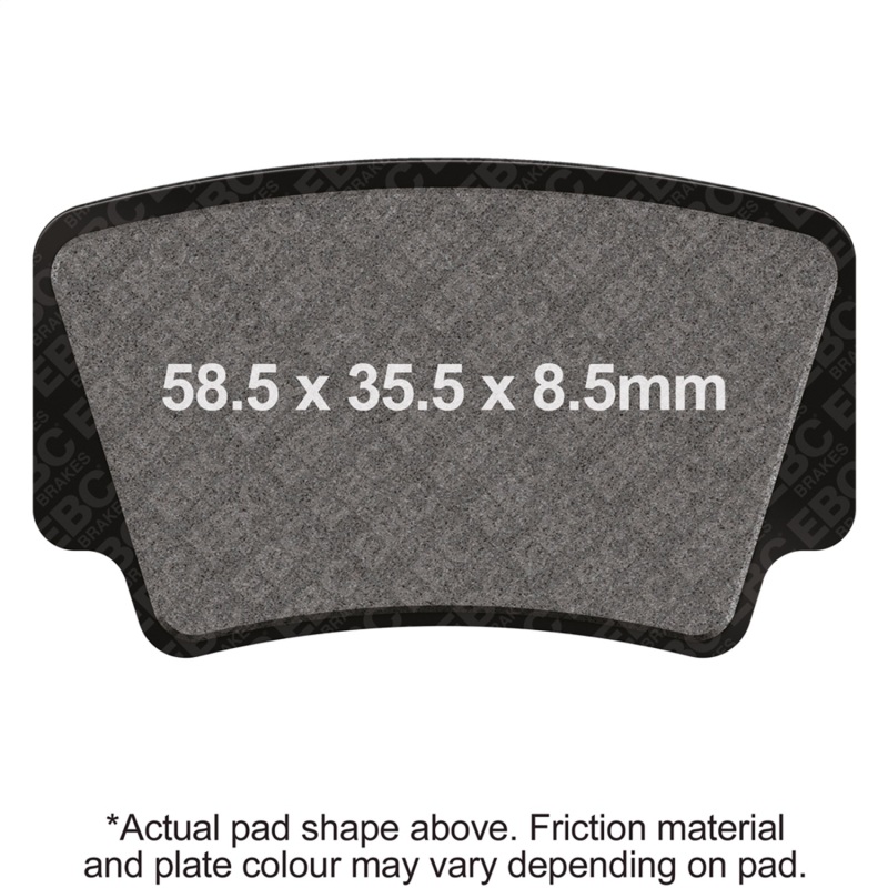 EBC 09-12 KTM SX 450 Rear Left/Right R Series Sintered Brake Pads