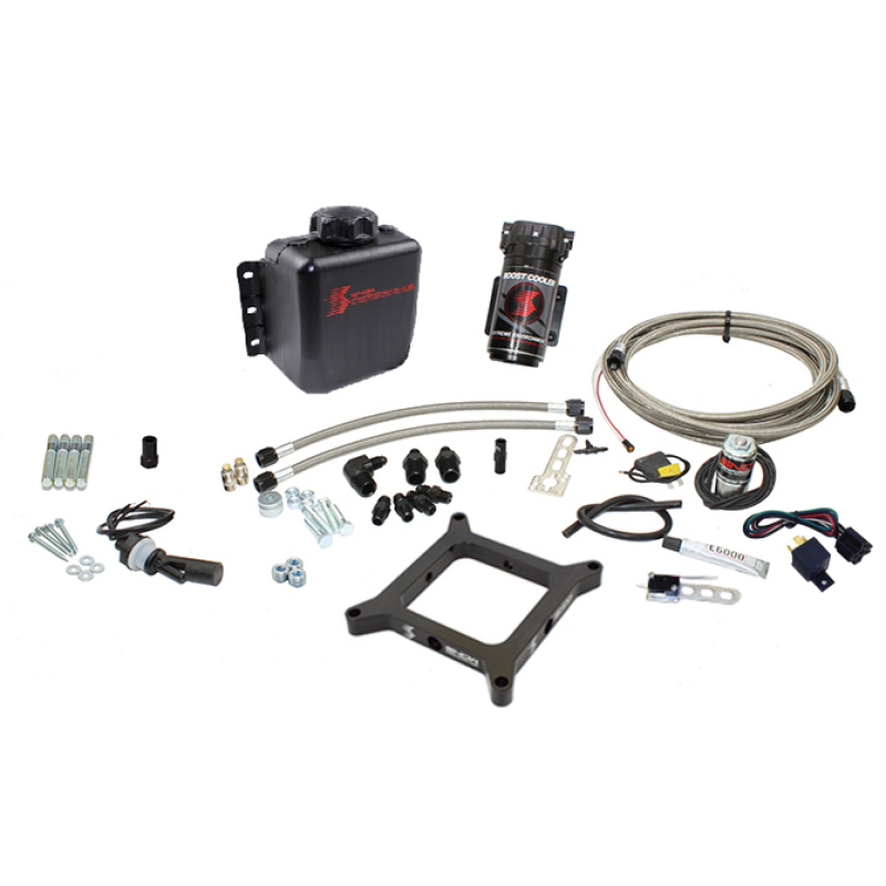 Snow Performance 4150 Flange Gas Stage 1 Naturally Aspirated Water Inj Kit (SS Braided 4AN Fittings) thumbnail 2