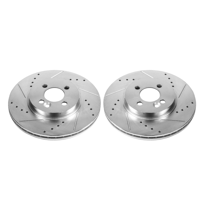 Power Stop 07-16 Mini Cooper Front Evolution Drilled & Slotted Rotors - Pair thumbnail 2