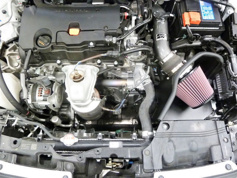 K&N 2022 Honda Civic 2.0L L4 Silver Typhoon Intake thumbnail 2
