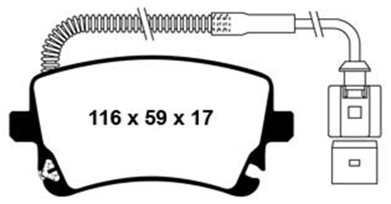 EBC S12 Brake Pad and Rotor Kit (1x ebcRK1249, 1x ebcDP31470C) thumbnail 6