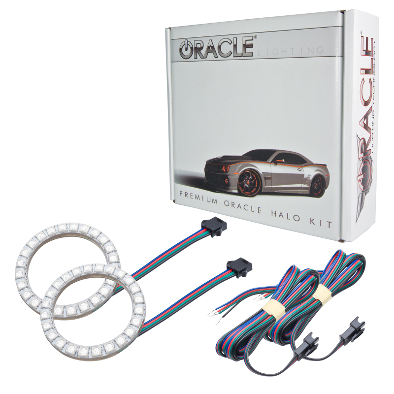 Oracle Dodge Dart 13-16 WP LED Projector Fog Halo Kit - ColorSHIFT thumbnail 4