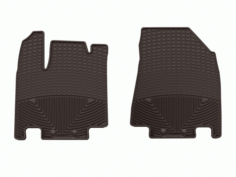 WT Rubber Mats - Front - Cocoa