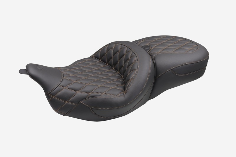 Mustang 08-25 Harley FL Touring Rd King Sp, Rd Glide Ltd, Dble Diamond Super Touring - Black/T