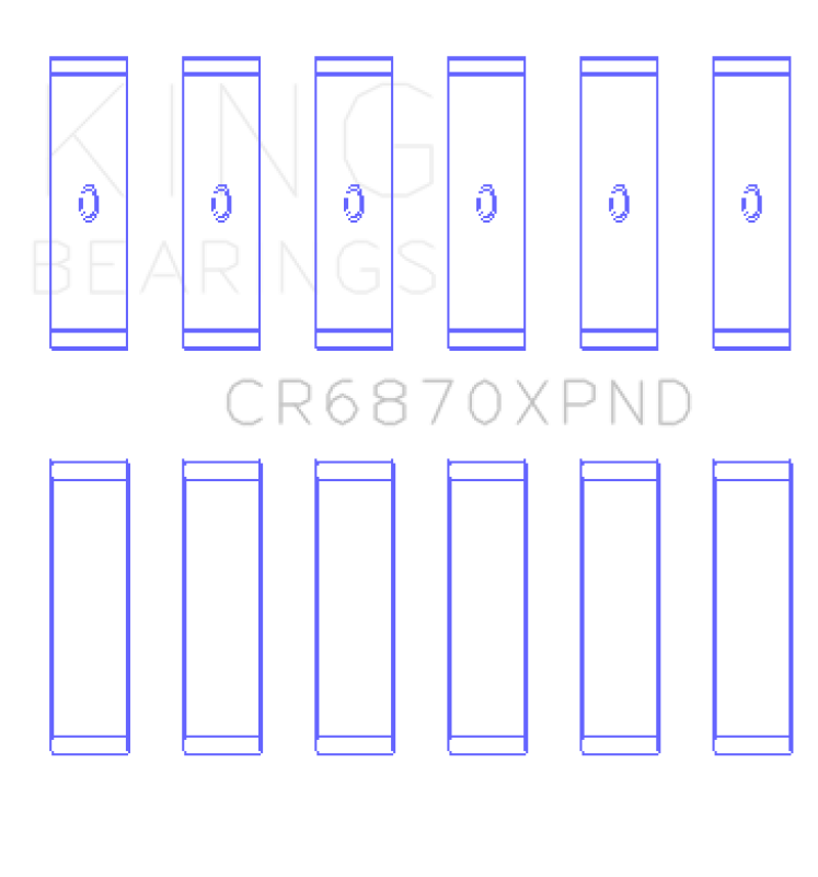 King Nissan VR38DETT (Size STDX) PMax Black Performance Con Rod w/ Dowel Hole Bearing Set thumbnail 4