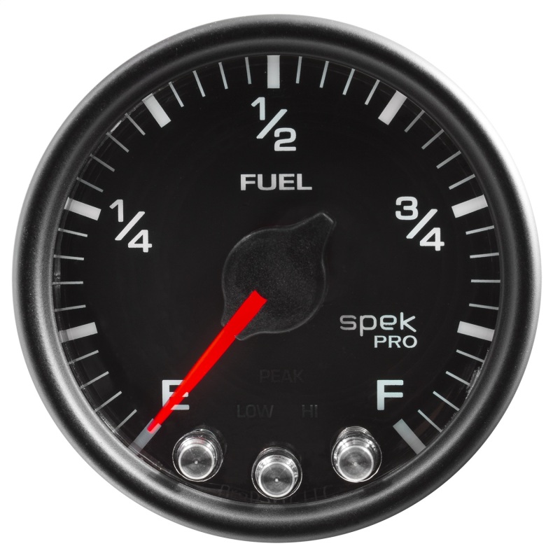 Autometer Spek-Pro Gauge Fuel Level 2 1/16in 0-270 Programmable Blk/Blk thumbnail 8