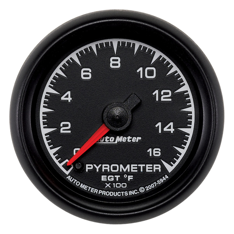 Autometer ES 52.4mm Pyrometer 0-1600 Degree F FSE Gauge thumbnail 6