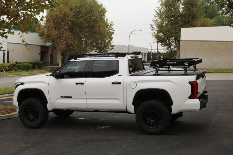 Go Rhino 22-23 Toyota Tundra CrewMax Ceros Low Profile Roof Rack - Tex. Blk thumbnail 2