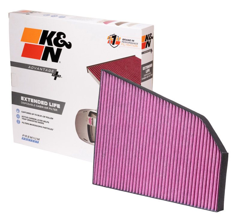 K&N Disposable Cabin Air Filter Advantage Plus 16-19 Tesla Model X thumbnail 3