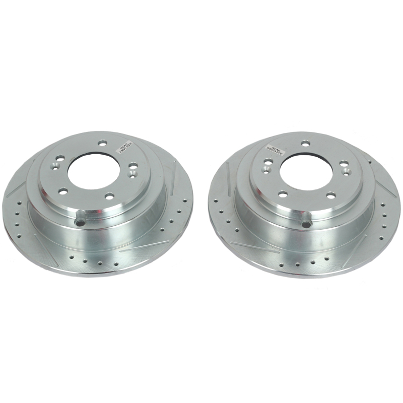 Power Stop 04-06 Kia Amanti Rear Evolution Drilled & Slotted Rotors - Pair thumbnail 2