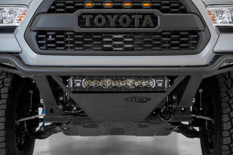 Addictive Desert Designs 16-20 Toyota Tacoma PRO Bolt-On Front Bumper - Hammer Black thumbnail 9