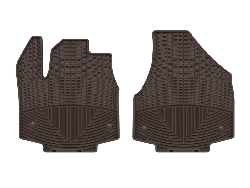 WT Rubber Mats - Front - Cocoa