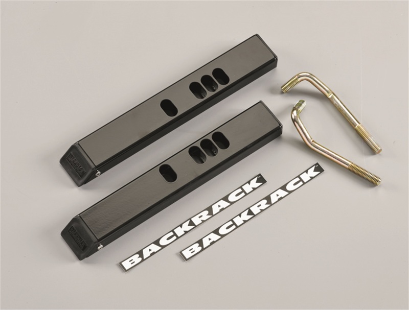 BackRack 2019+ Dodge Ram All Models except Rambox Tonneau Cover Adaptors Low Profile 1in Riser thumbnail 2
