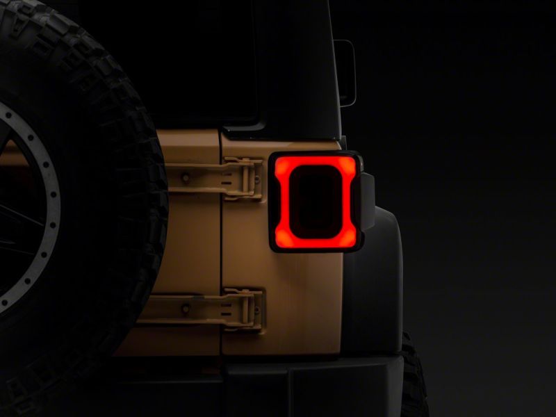 Raxiom 07-18 Jeep Wrangler JK Axial Series Carver LED Tail Lights- Black Housing (Smoked Lens) thumbnail 8