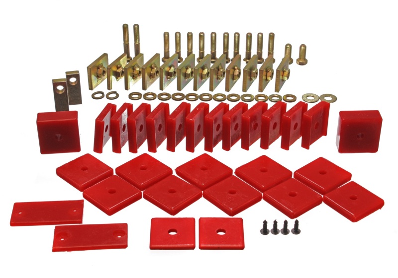 Energy Suspension Toy Land Cruiser Body Mount Set - Red thumbnail 6