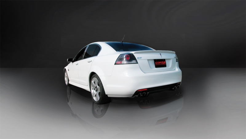 Corsa 2008-2009 Pontiac G8 GXP 6.0L V8 Sport Cat-Back w/ Dual 3in Black Tips thumbnail 5