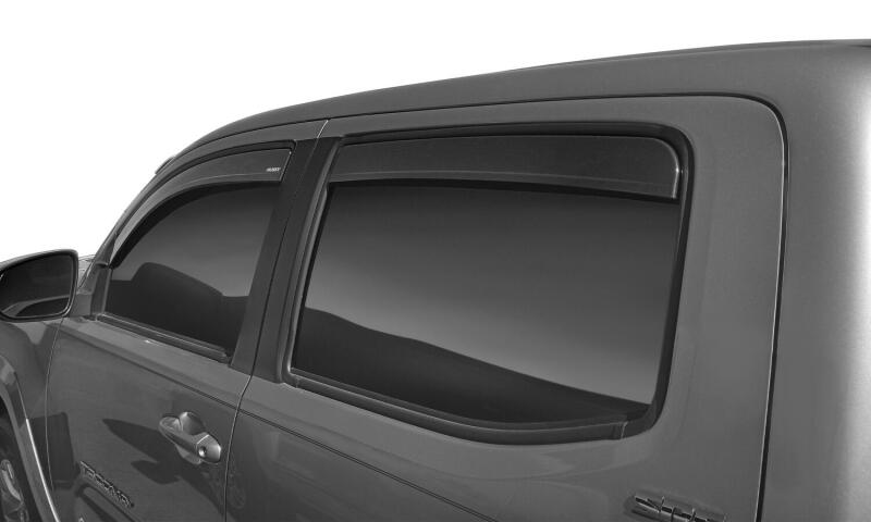 Husky Liners 16-23 Toyota Tacoma DC In-Channel Mount Ventvisor Low Profile (4pc) - Smoke
SideWindow Deflector
Side Window Deflecto