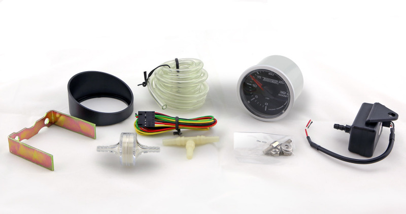 Turbosmart Vacuum/Boost Gauge 30psi 52mm - 2 1/16 (Stepper Motor) thumbnail 2