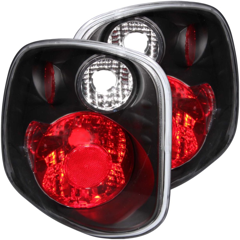 ANZO 2001-2003 Ford F-150 Taillights Black thumbnail 3