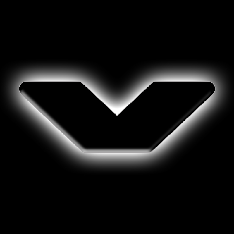 ORACLE Lighting Universal Illuminated LED Letter Badges - Matte Blk Surface Finish - V thumbnail 2
