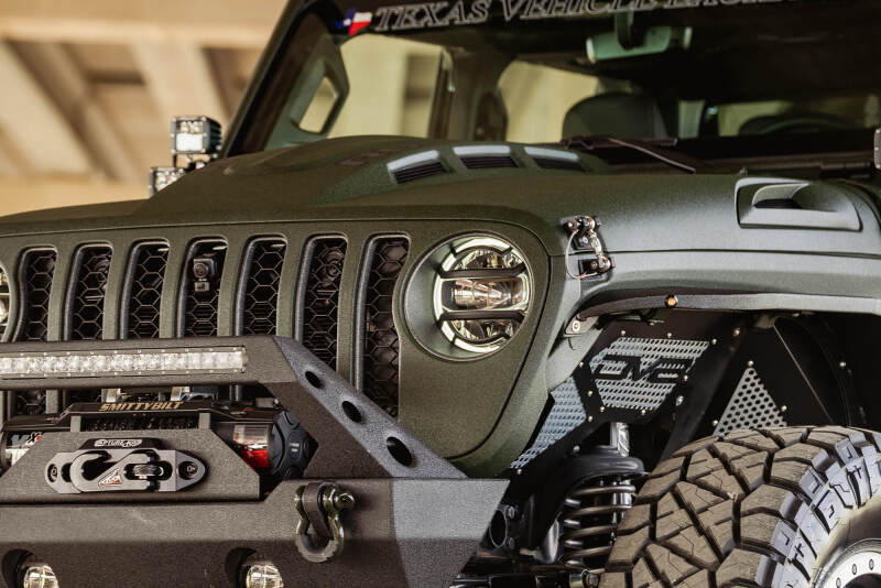 DV8 Offroad 18+ Jeep JL Heat Dispersion Hood - Primer Black thumbnail 9