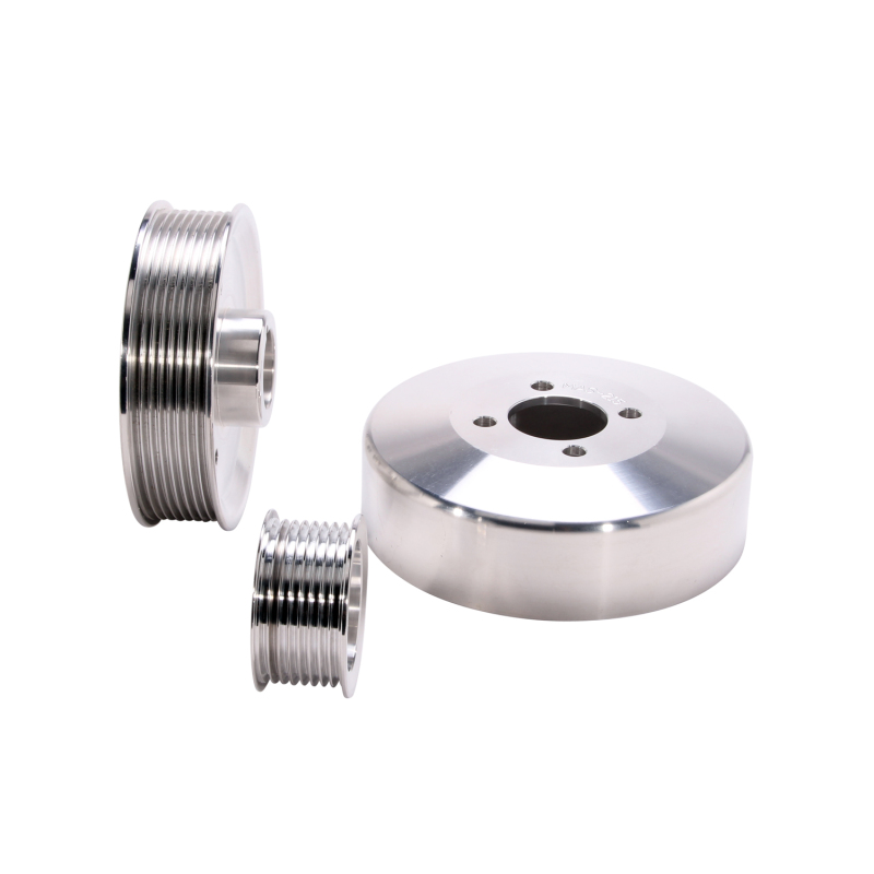 BBK 97-04 Ford F150 Expedition 4.6 5.4 Underdrive Pulley Kit - Lightweight CNC Billet Aluminum (3pc) thumbnail 9