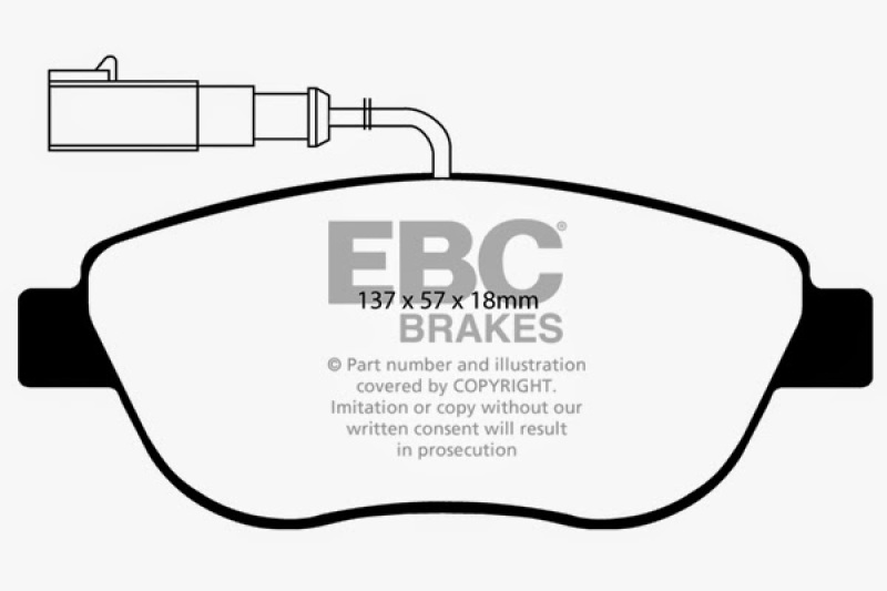 EBC S2 Brake Pad and Rotor Kit (1x ebcDP21383, 1x ebcUSR414) thumbnail 9