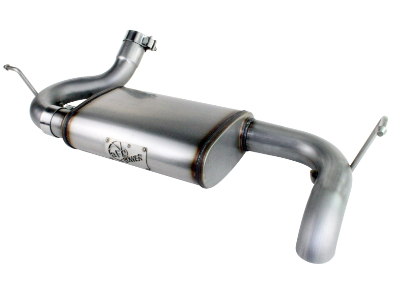 aFe MACH Force XP 07-17 Jeep Wrangler V6-3.6/3.8L 409 SS 2.5in Axle-Back Exhaust thumbnail 2