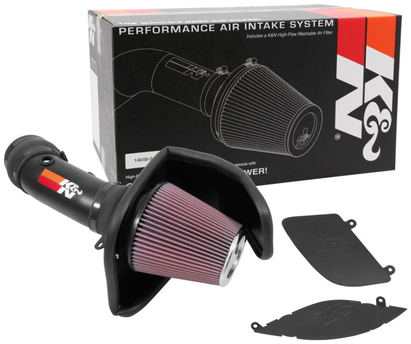 K&N 2017 Dodge Challenger Hellcat SC V8-6.2L F/l Typhoon Air Intake thumbnail 6