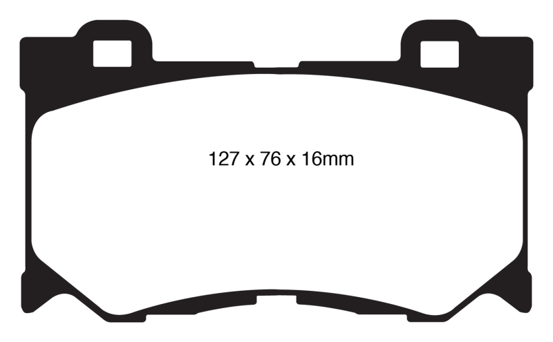 EBC S4 Brake Pad and Rotor Kit (1x ebcDP31823C, 1x ebcUSR7512) thumbnail 5