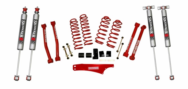 Skyjacker 2.5-3.5"KT,07>JK RED, M95 (1x skyJK25FRCR, 1x skyJK2501CR, 2x skyM9537, 2x skyM9535) thumbnail 2
