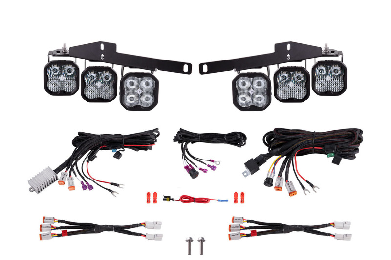 Diode Dynamics 17-20 Ford Raptor SS3 LED Fog Light Kit - White Max thumbnail 2