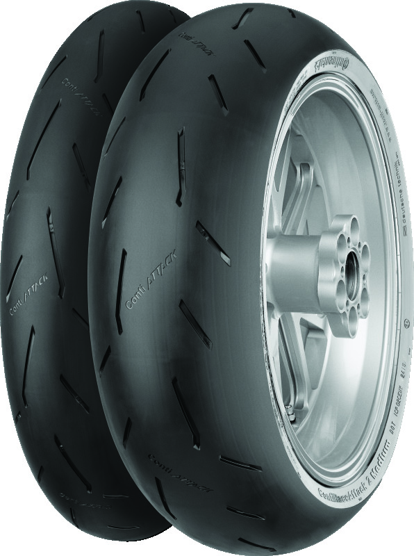 Continental ContiRaceAttack 2 Soft - 120/70 ZR17 M/C 58W TL Front