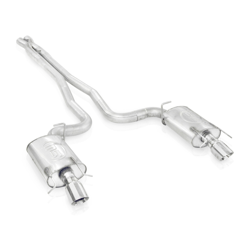 Stainless Works 2009-15 Cadillac CTS-V Sedan 3in Catback System X-Pipe Chambered Mufflers 4in Tips thumbnail 5