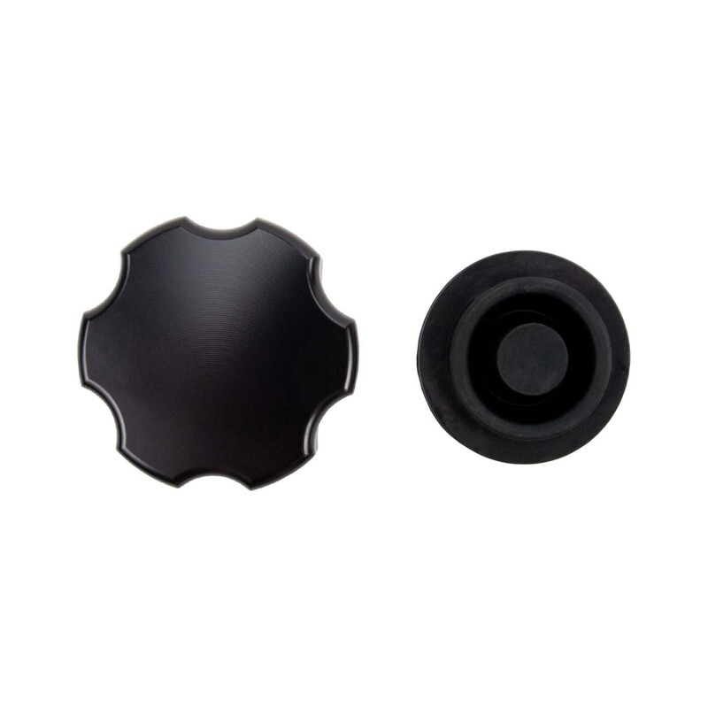 Wehrli 17-25 Ford Super Duty Power Stroke 6.7L Billet Brake Reservoir Cap - Black Anodized thumbnail 2