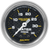 Autometer Marine Carbon Fiber 2-1/16in 35 PSI Mechanical Water Pressure Gauge thumbnail 5