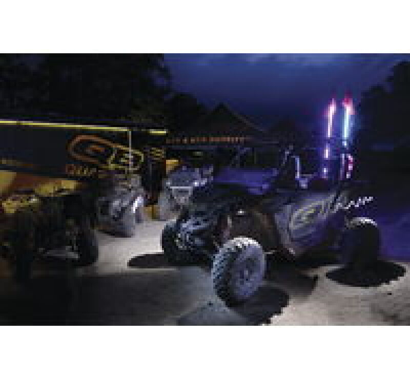 Quadboss Light Bars, Pods and Fog Lights 568565 Spotlight ROCK LIGHT KIT W/ HARNESS QB BLK thumbnail 2