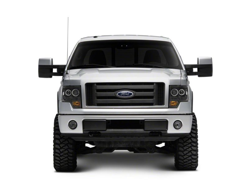 Raxiom 09-14 Ford F-150 Super White LED Halo Projector Headlights- Black Housing (Clear Lens) thumbnail 7