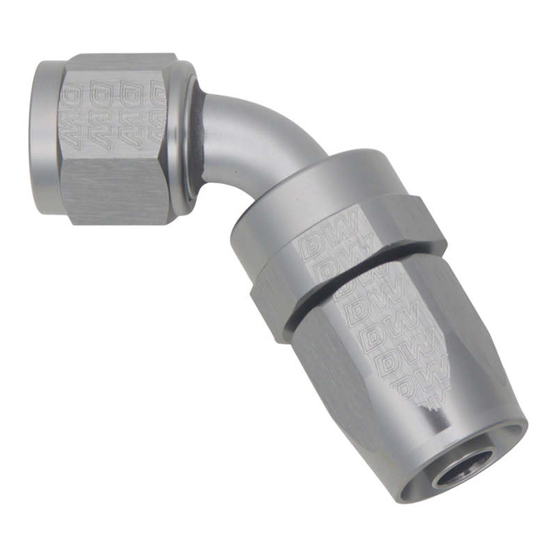 DeatschWerks 8 AN Female Flare Swivel 60-degree Hose End CPE - Anodized DW Titanium thumbnail 2