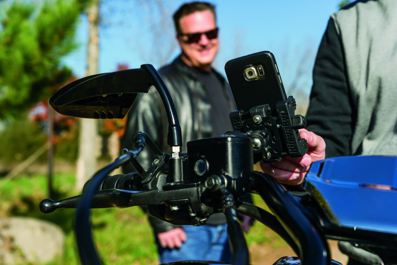 Kuryakyn Tech-Connect Device Mounting Systems 1698 Brake or Clutch Perch Mount, Clamp, Composite, Black, Ball Mount Base Included, Kit thumbnail 7