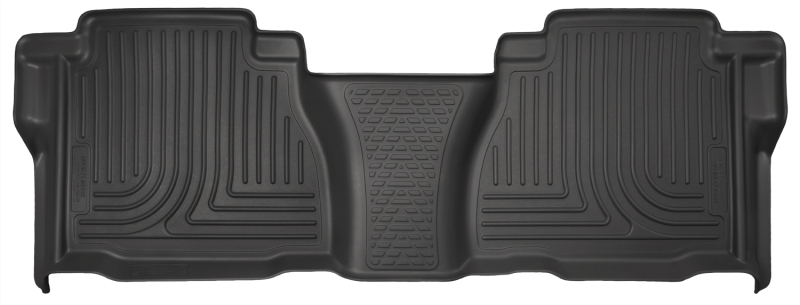 Husky Liners 07-13 Toyota Tundra Crew Cab / Ext Cab WeatherBeater Black 2nd Seat Floor Liners thumbnail 6