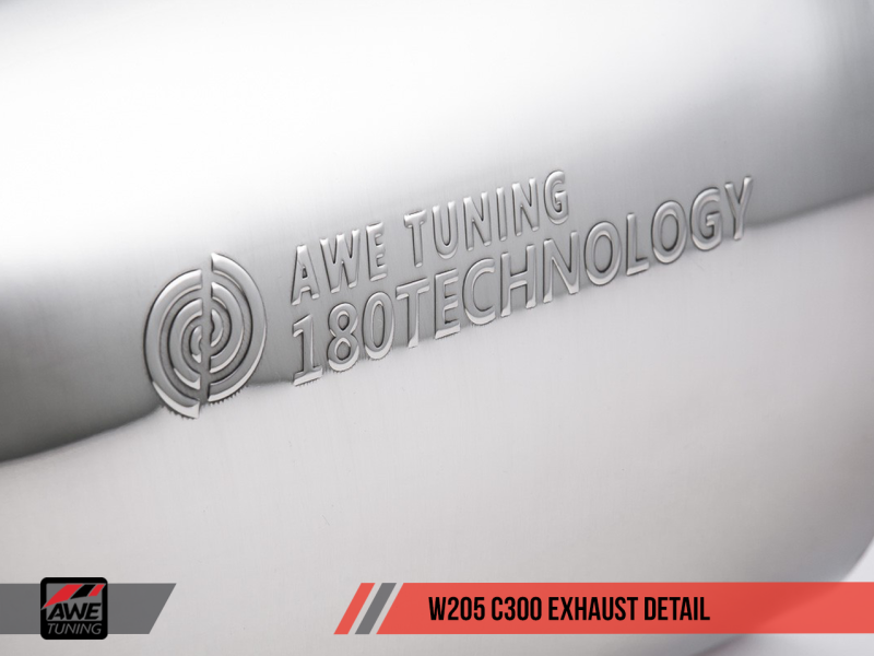 AWE Tuning Mercedes-Benz W205 C300 Touring Edition Exhaust thumbnail 4