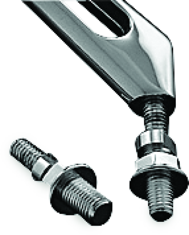 Kuryakyn Mirror Adapter Metric Chrome #1411