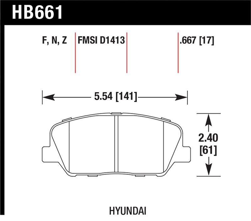 HAWK Ceramic Brake Pad Sets
